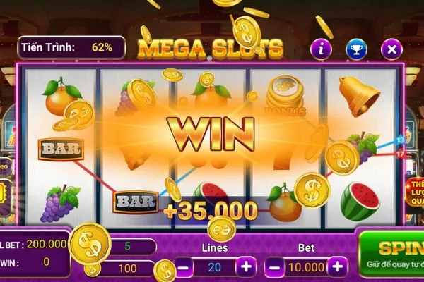 Trò chơi slot với đồ họa sống động